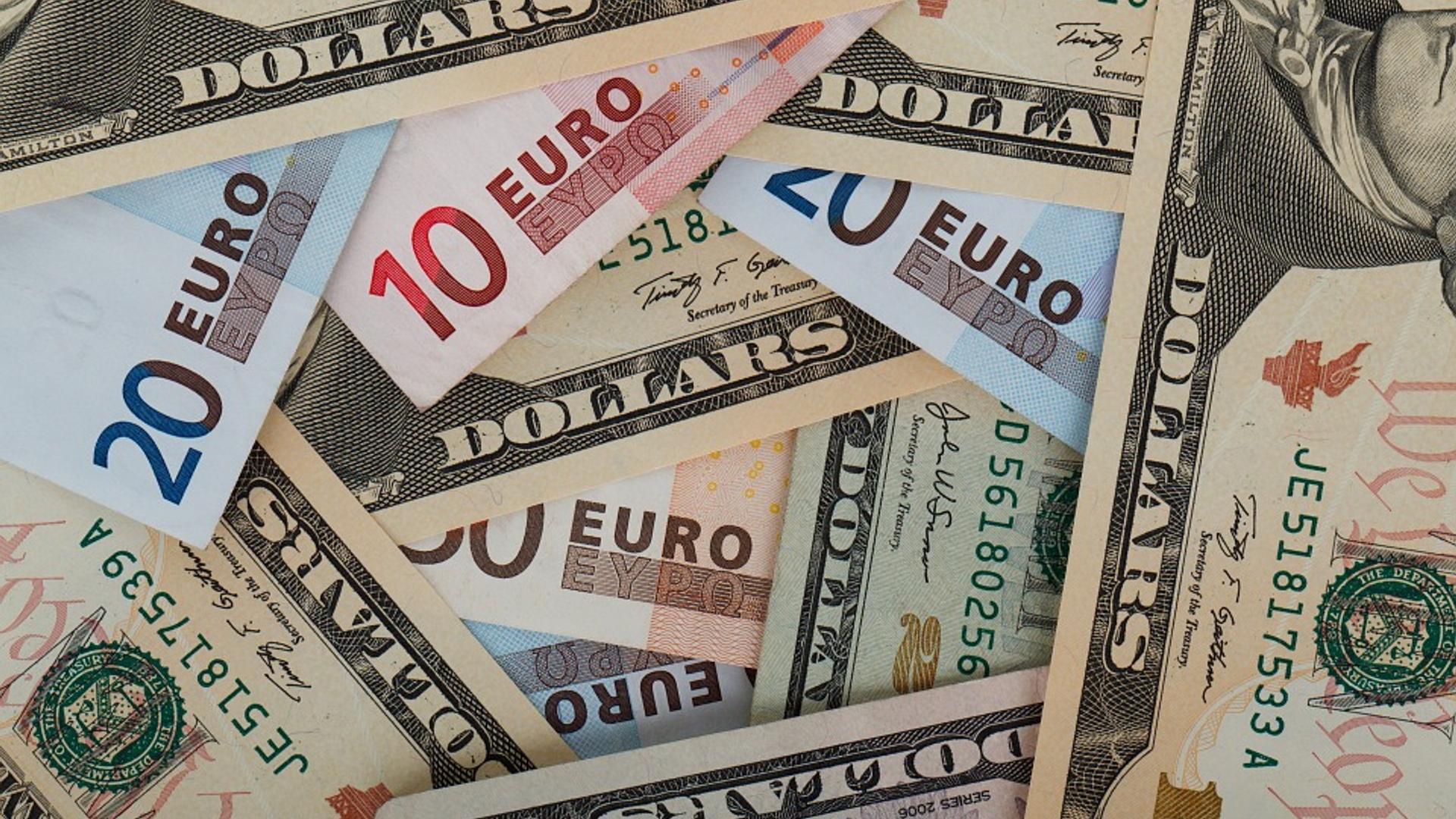 Europa euro geld dollar